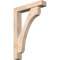 Ekena Millwork Legacy Block Smooth Bracket w/ Offset Brace, Douglas Fir, 5 1/2"W x 28"D x 40"H BKT0604X28X40LEC05SDF - alternate 1